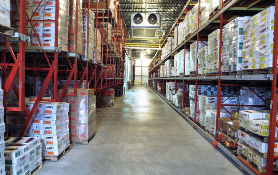 Temperature-controlled food-grade storage facility
