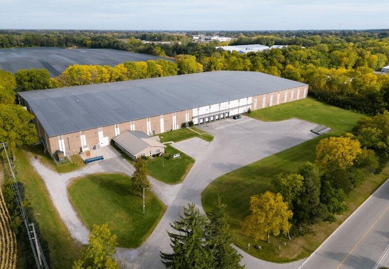 Interior of an organized Ontario warehousing and storage facility