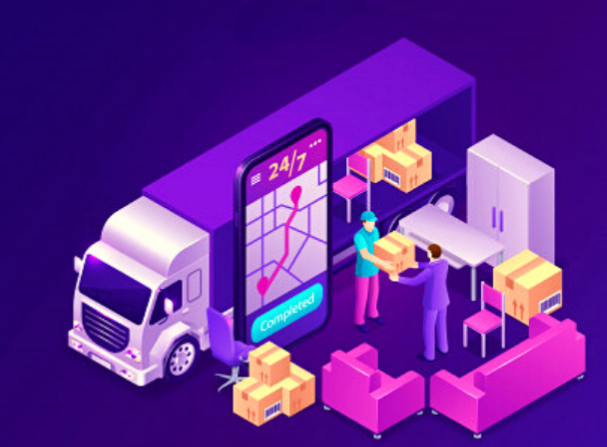 Warehouse worker packing parcels while optimizing eCommerce logistics in Canada