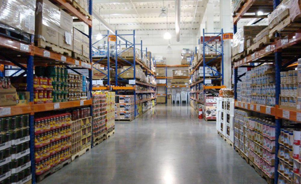 Climate-controlled warehouse maintaining optimal storage conditions