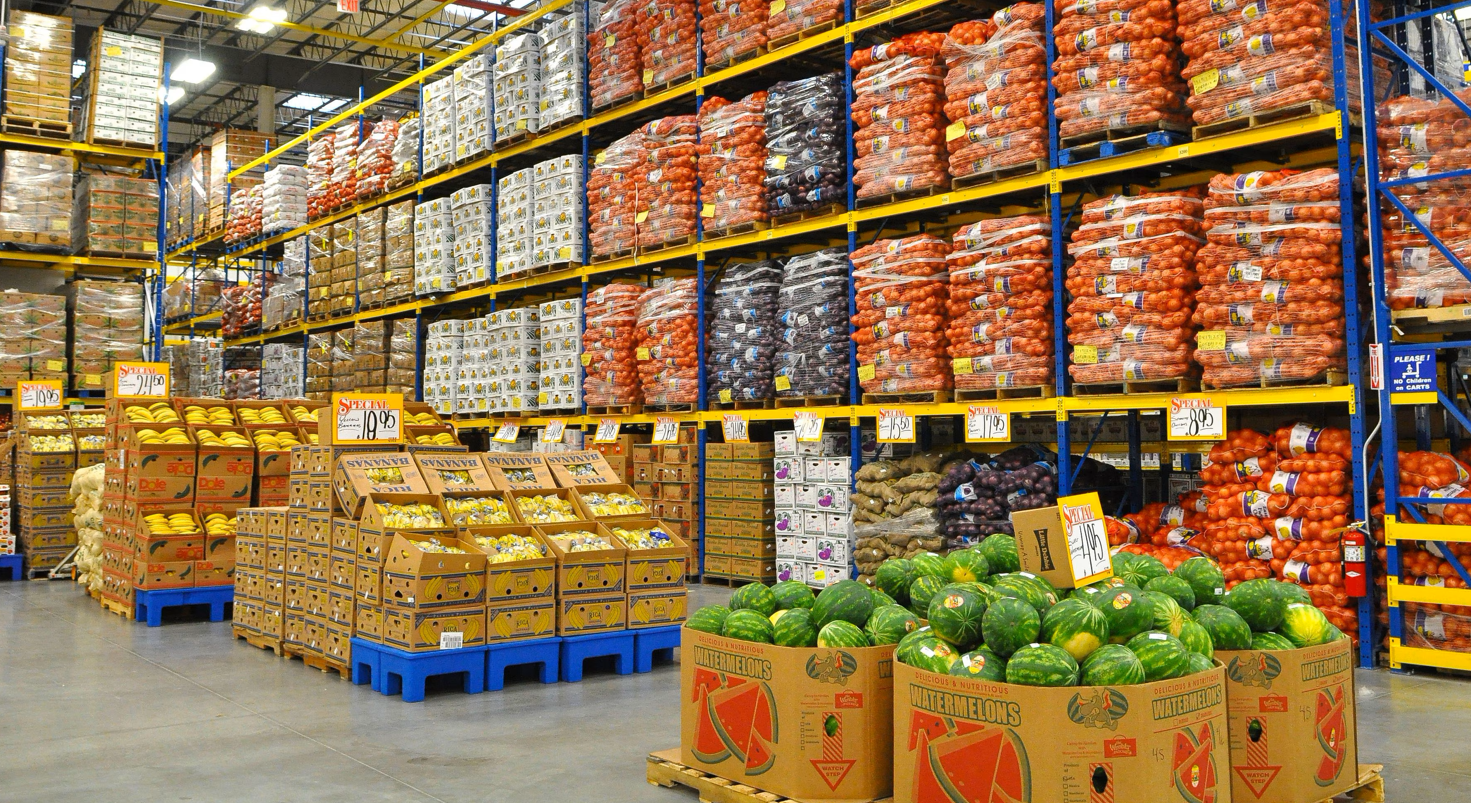 Food-grade logistics and storage
