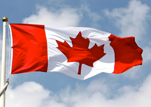 Map of Canada for cross-country logistics coverage